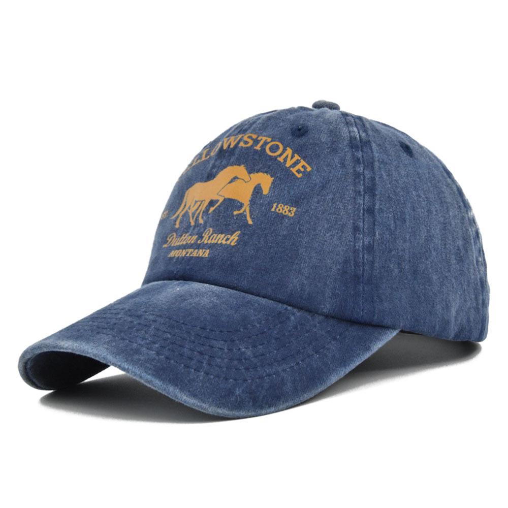 Бейсболка Snapback ШЛЯПА YELLOWSTONE Солнцезащитная кепка Весна Осень Бейсболка Спортивная кепка Хип-хоп Прилегающая кепка Кепки для унисекс Женщин