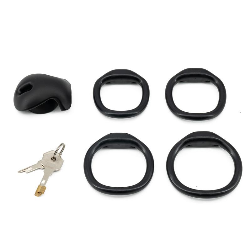 Male Negative Electrode Chastity Lock, Small Pot Lid, Cross-Dressing Positive Electrode Purity Device, Male-Female Lower Body Tr