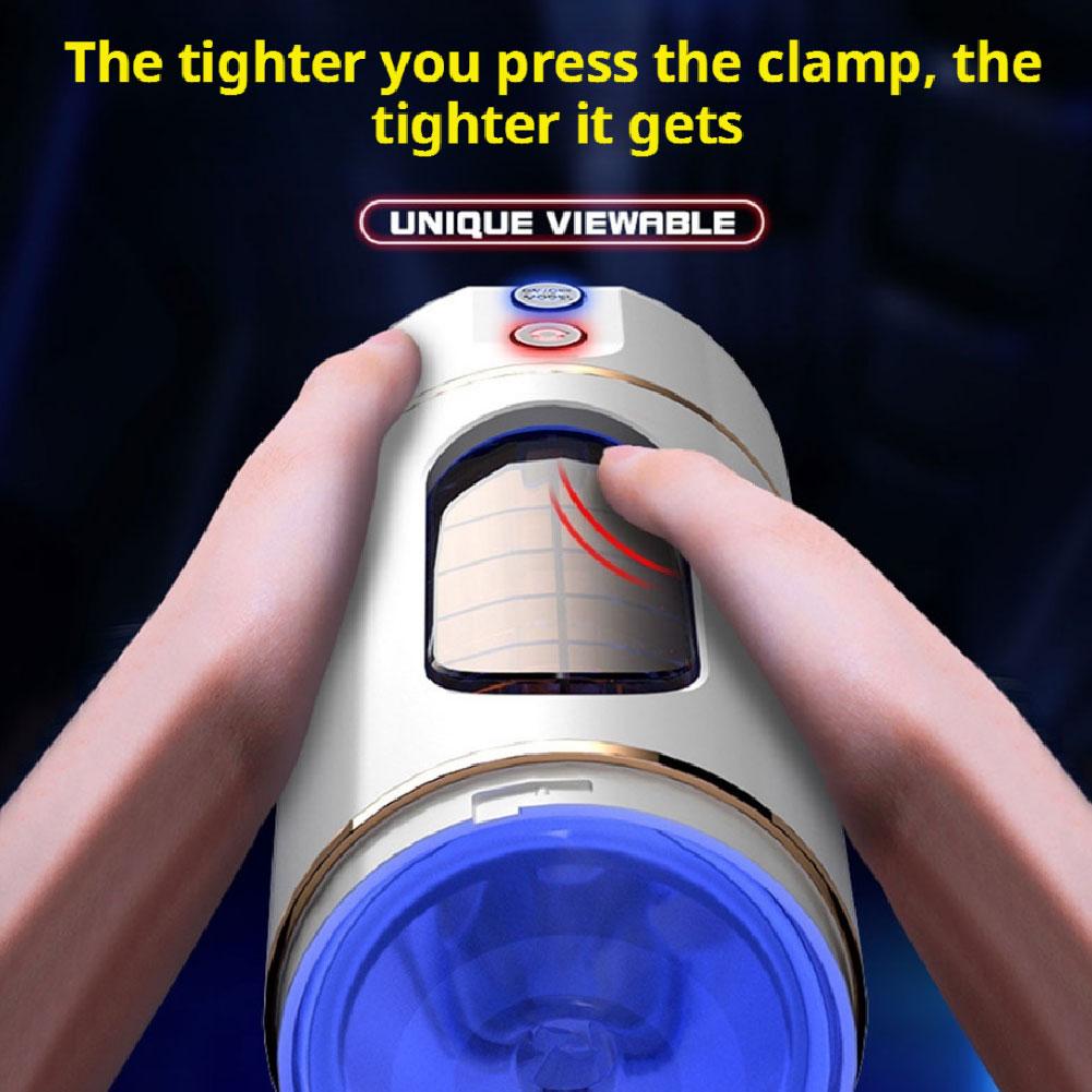 Мужская мастурбационная чашка Ручные/Автоматические режимы вращения Карманная киска Машина для минета пенисом Секс-игрушка для мужчин Товары для взрослых