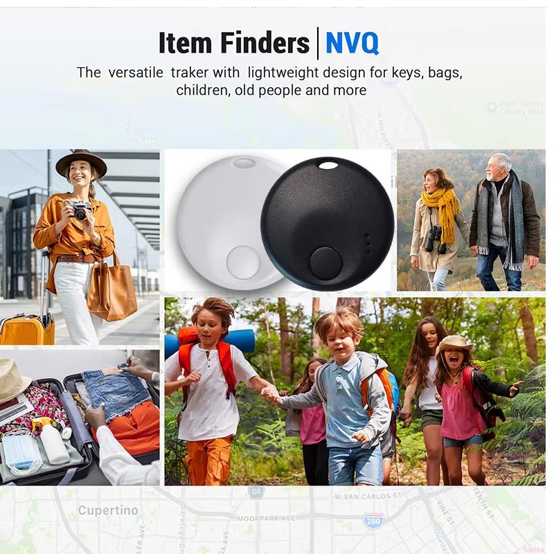 Новая мини-умная бирка, Bluetooth-трекер для багажа. Работает с Apple Find My (Только iOS), Локатор предметов для ключей, багажа, рюкзака