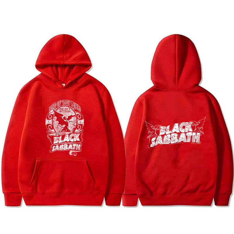Хеви-метал рок-группа Black Sabbath Оззи Осборн Master of Reality Lord of This World Худи мужское винтажное оверсайз