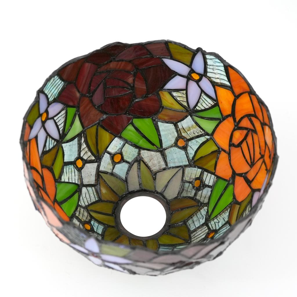 1 шт. Сменный ретро абажур для настенной лампы, Современная лампа для украшения спальни, столовой, комнаты, Абажур из витражного стекла с розой