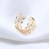 For Women Multi-layer C-Shape Girl Leaves Ear Cuff Earring Set Korean Style Earrings Ear Bone Clips