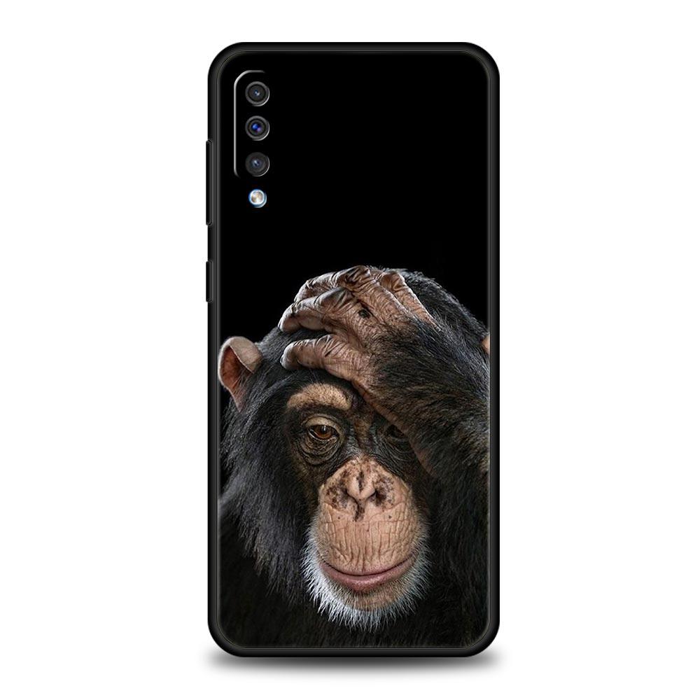Чехол для телефона Обезьяна для Samsung A56 A36 A26 A24 A12 A14 A16 A50 A70 A20E A20S A10S A22 A30 A40 A34 A54 A42 A52 5G A04s A06