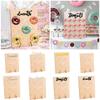 Wooden Wedding Decoration Birthday Favour Donut Holds Doughnut Rack Donut Wall Stand Storage Racks