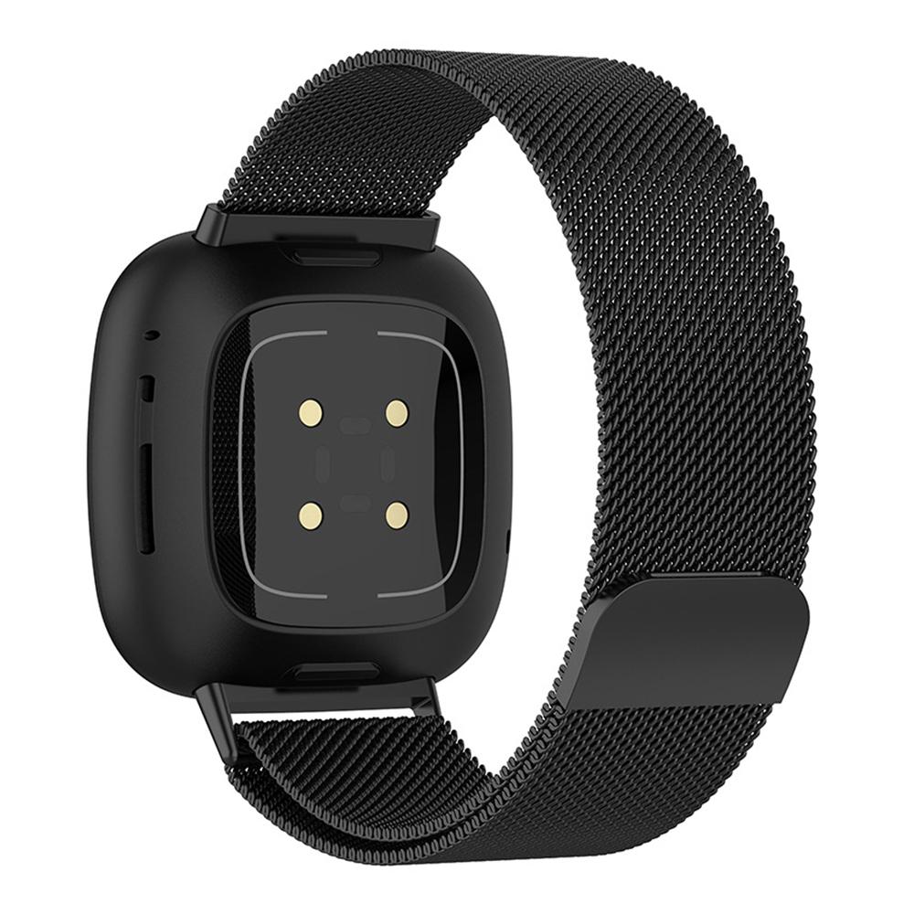 Milanese Metal Wrist Strap Replacement Smart Watch Band for Fitbit Versa 3