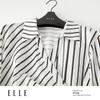 ELLE Французское полосатое платье-рубашка
