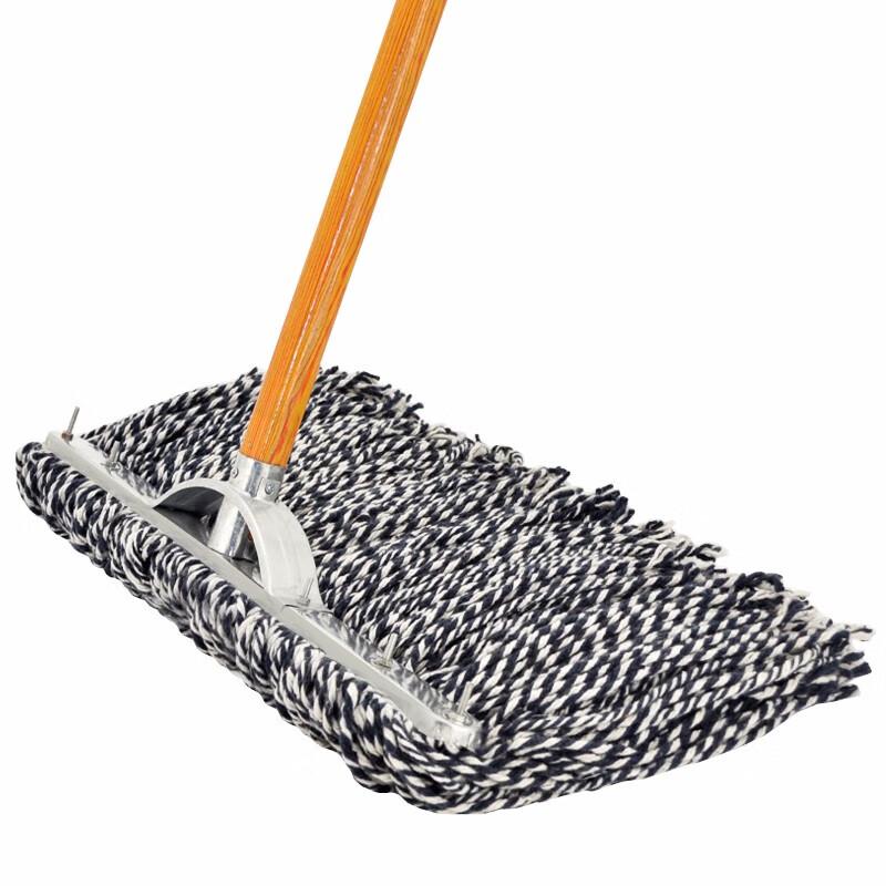 LAUTEE Wood Handle Cotton Dust Mop