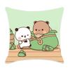 45x45cm Bubu Dudu Pillow Cover Microfiber Soft Anime Throw Pillow Case Comfortable Washed Material Pillow Shell Sofa