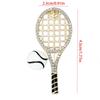 Zinc Zinc Alloy Enamel Metal Clothes Pin Rhinestone Gold Brooch Unique Tennis Racket Brooch  Daily