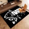 1pc Nash Tackle Print Area Rug - Soft, Washable Non-Slip Indoor Mat, Living Room, Home Office Decorative Rug,Office Decorative
