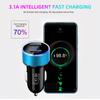 Universal 12V-24V Fast Dual USB Car Charger Adapter with LED Voltage Display 3.1A Car Phone Charger