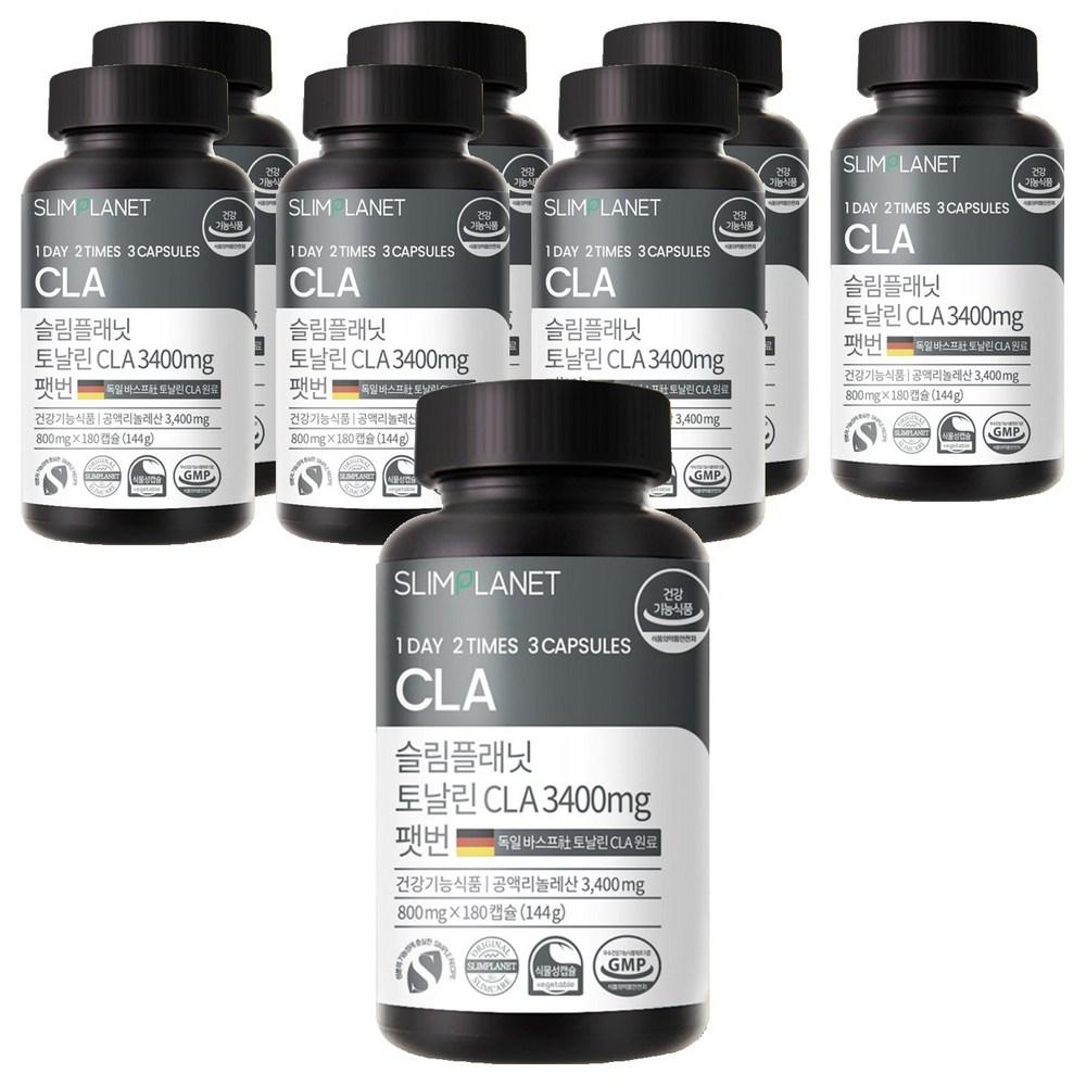 Slim Planet Tonalin CLA 3400mg Fat Burn 180 Tablets 8 pcs Ingredients: may be subject to change at the manufacturer’s | 180 Tablets 8 pcs