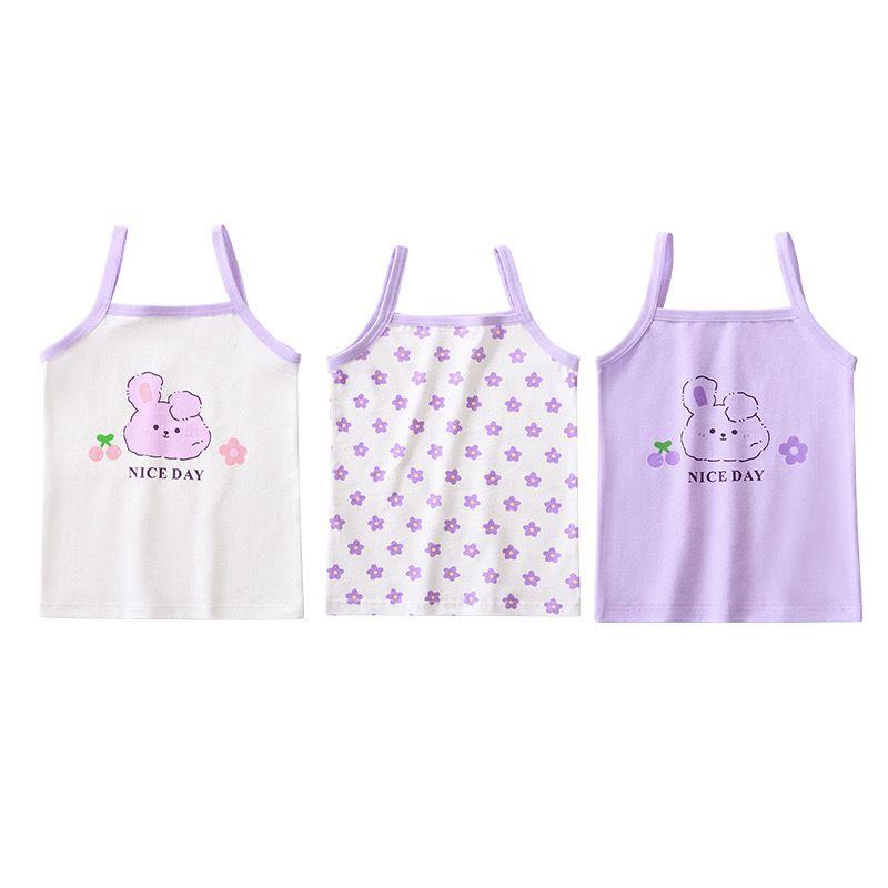 Baby Kids Undershirt Vest Girls Shirts Cartoon Cotton T-shirt Tops Underwear Kids Tanks