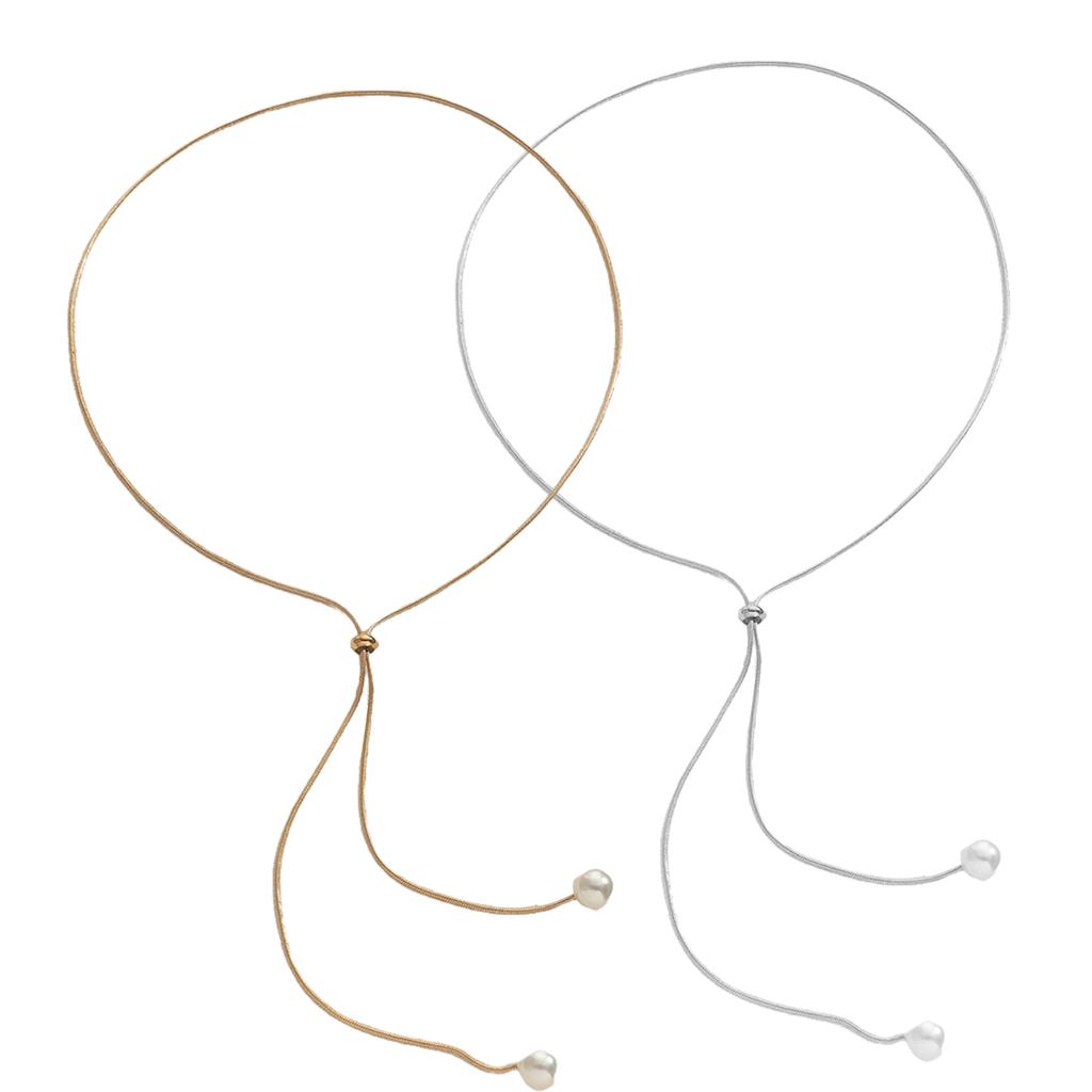 Элегантное ожерелье-чокер с кисточками из жемчуга. Очаровательное ожерелье-лариат из жемчуга. Уникальное украшение на шею для создания шикарного и современного образа.