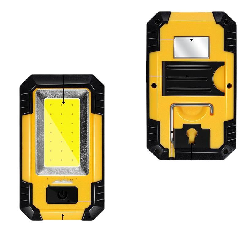 COB Magnetic-Suction Auto Repair Light Work Lamp Rechargeable Multi-Function High-Brightness IP20 Rated 3.7V Outdoor Use
