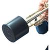 Brass Gear Trumpet Practice Mute, Lightweight Home Mute for Home Practice (Color: Black)