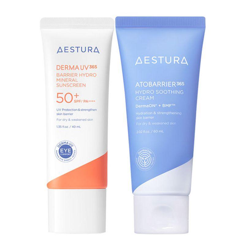 Aestura Солнцезащитный крем Derma UV365 40 мл + Успокаивающий крем Atobarrier 60 мл