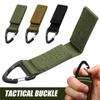 Portable EDC Equipment Nylon Webbing Carabiners Hang Buckle Strap Keychain Belt Clips