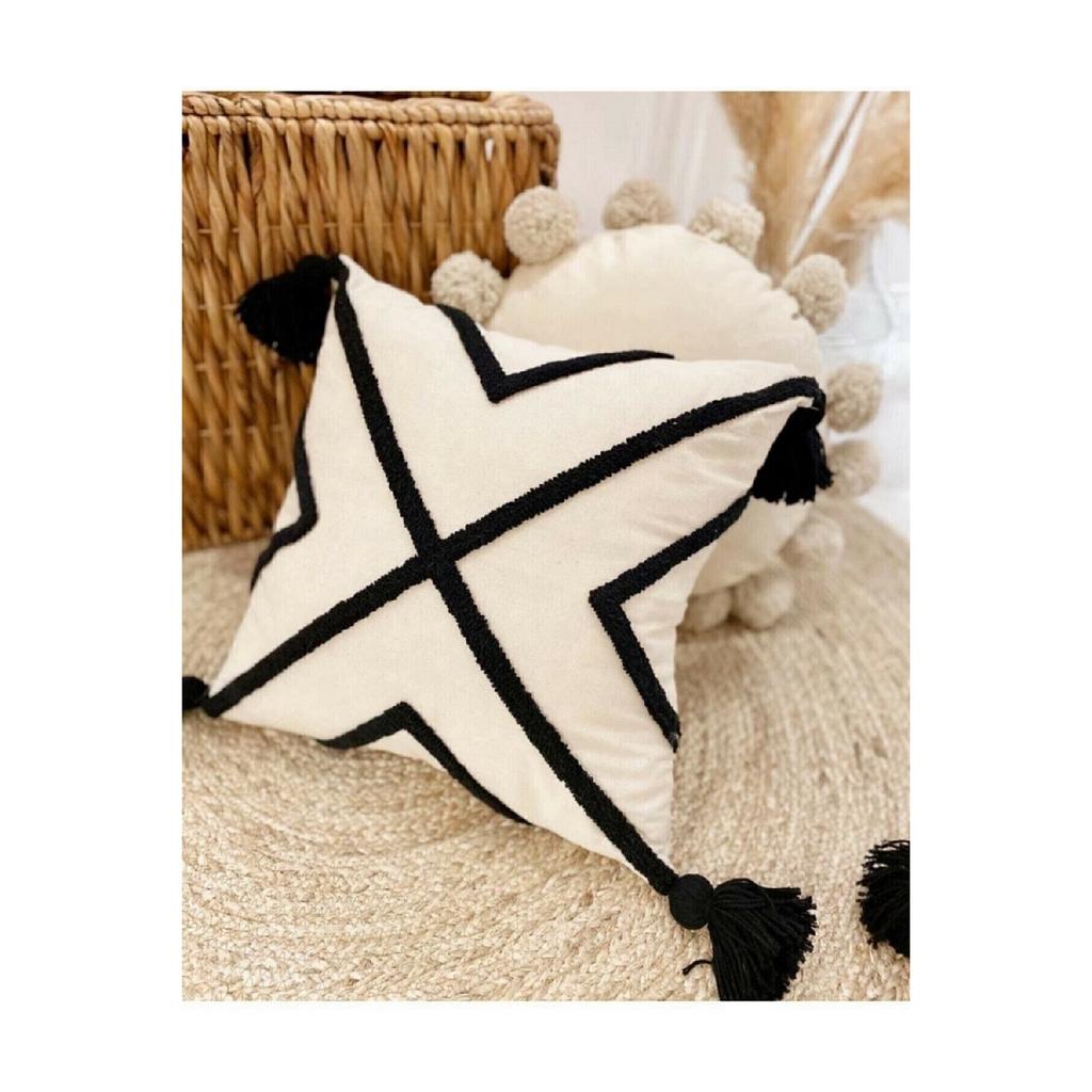 Декоративная подушка с вышитым узором, подарочное украшение ручной работы, декоративная наволочка ручной работы