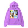 Blueys Anime Hoodie Sweatshirt Fleece Pullover Autumn Jacket Blueys Dog British Cartoons Hoodies Y2k Sudadera Kids Clothes Girl