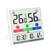 High Accuracy Digital Humidity Temperature Monitor With Color LCDs Display And Comfort Assessment For Indoor Use