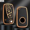 NEW TPU Car Remote Key Case Cover For Fiat Panda Stilo Punto Doblo Grande Bravo 500 Ducato Minibus Folding Key Shell Accessories