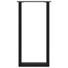 Nogi Do Stolika Kawowego, 2 Szt., Czarne, 38X(72-73) Cm, Stal
