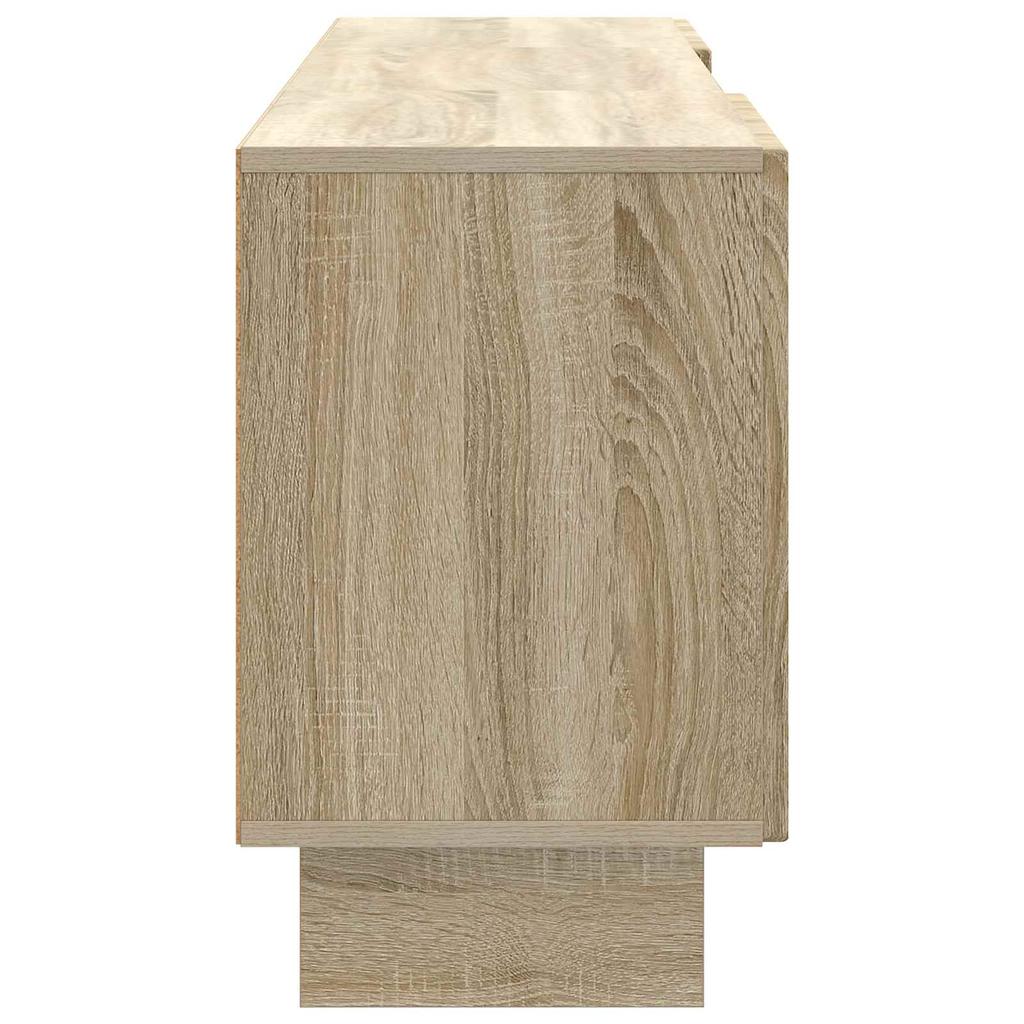 TV Stand in Sonoma Oak Finish 150 x 31 x 50 cm Engineered Wood