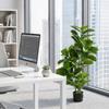 Artificial Ficus Plant, 110 cm Tall with 90 Leaves & Pot for Living Room