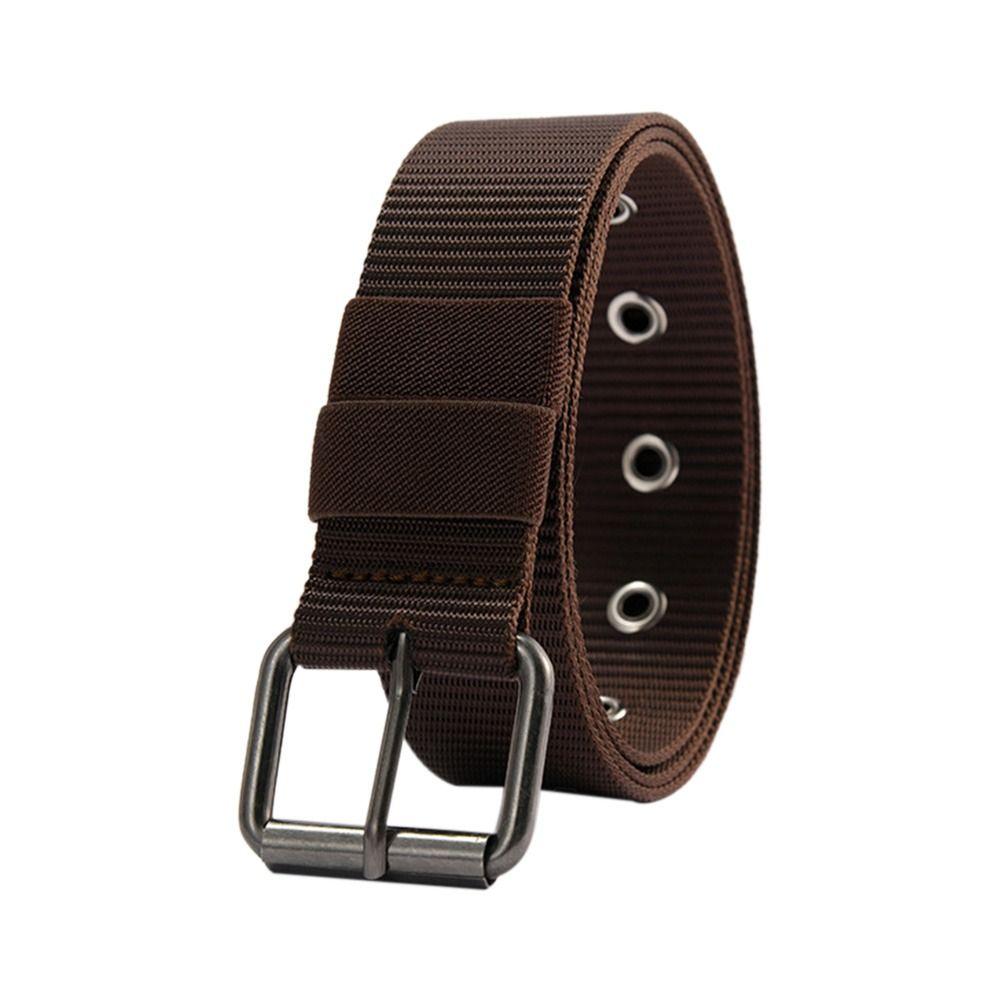 Pants Vintage Ladies Dress Strap Nylon Canvas Braided Belt Weave Waist Band Pin Buckle Waistband