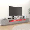 Vidaxl Szafka Pod Tv Z Oświetleniem Led, Szarość Betonu, 260X35X40 Cm