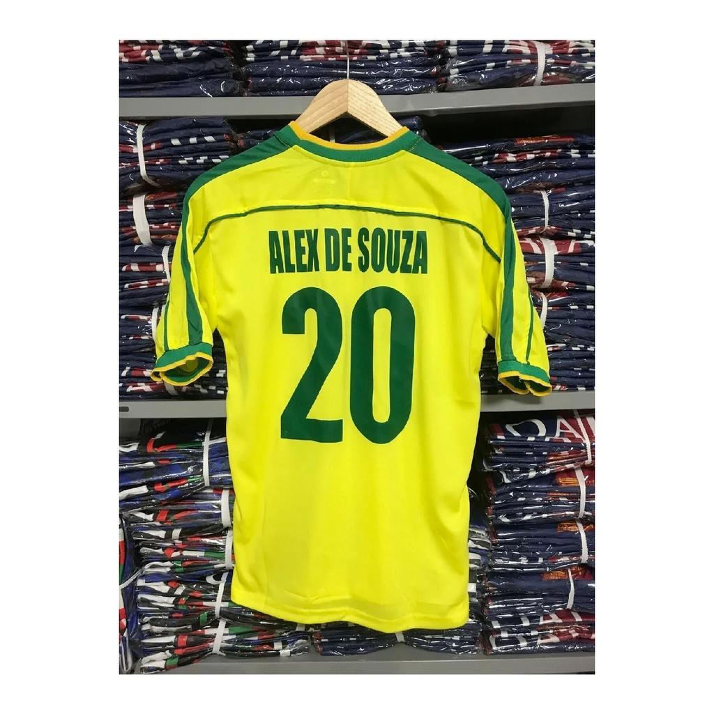 Джерси сборной Бразилии на чемпионате мира по футболу 98 года с Алексом де Соузой, ностальгия