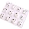 12Pairs Metal Ear Studs Earrings for Piercing Machine Ear Piercing Tool Kit