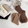 5pairs Cotton Women's Autumn and Winter Stacked Socks Sweat Absorbent Japanese Sports Mid-Calf Socks