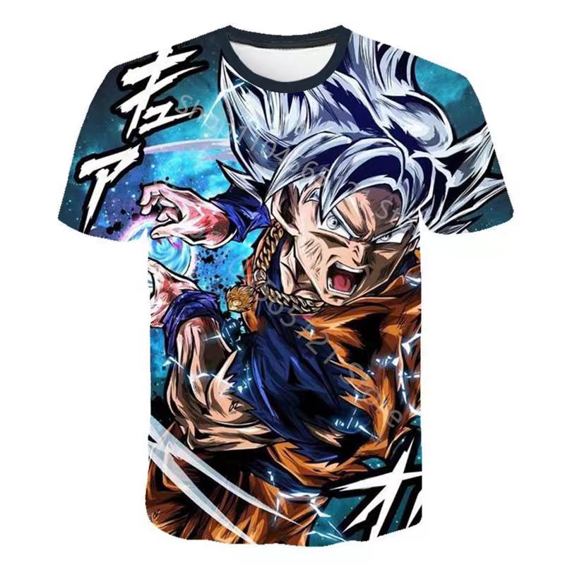 Футболка Dragon Ball Одежда Какарот Гоку Супер Сайян Веджета Мода Уличная одежда