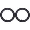 Two Inch Butyl Rubber Bicycle Tire Inner Tubes with Bend Valves for Road Mountain and Cross Bikes and Also Compatible with Valves for Folding Bikes