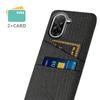 Для Xiaomi Redmi A5 4G (171,7 мм) Чехол Ткань+Твердый ПК Чехол для телефона с двойными слотами для карт