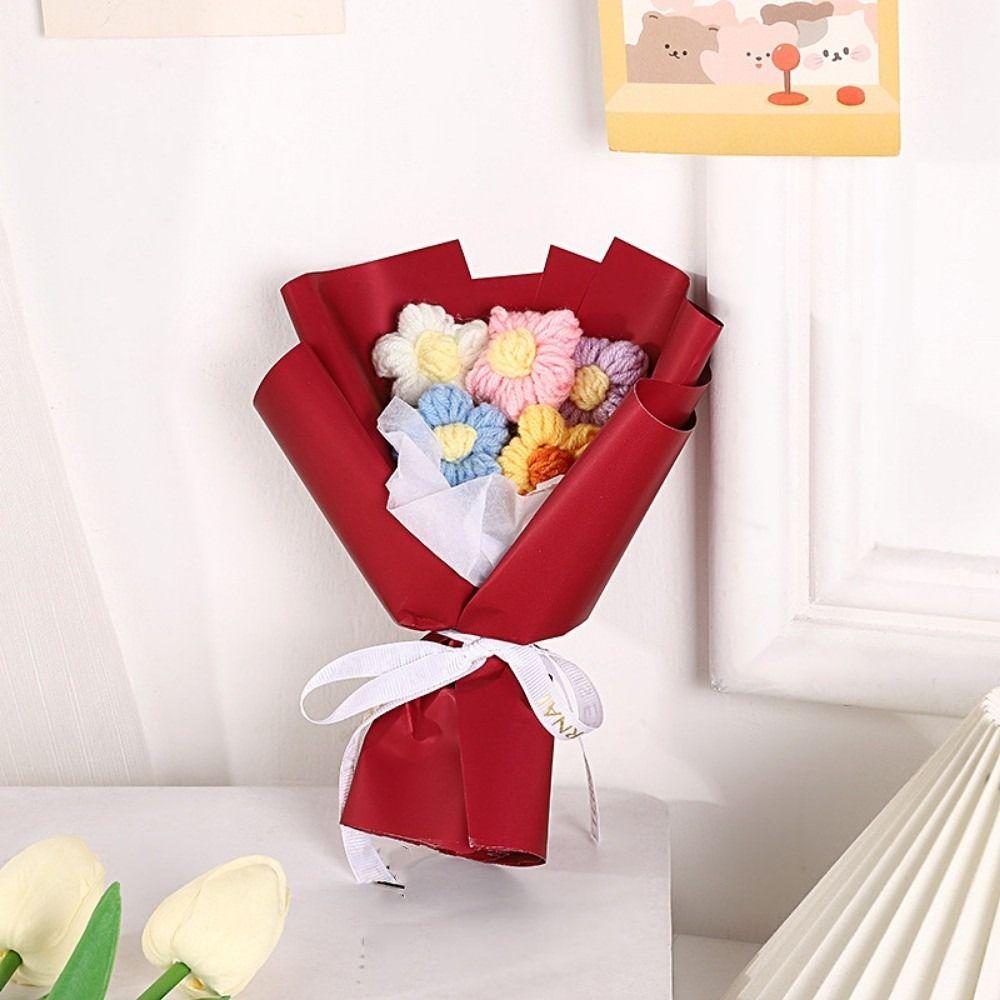 Для Влюбленных Домашний Декор Вязаные Крючком Цветы Ручной Вязки Ручного Плетения Цветок Искусственные Цветы Букеты