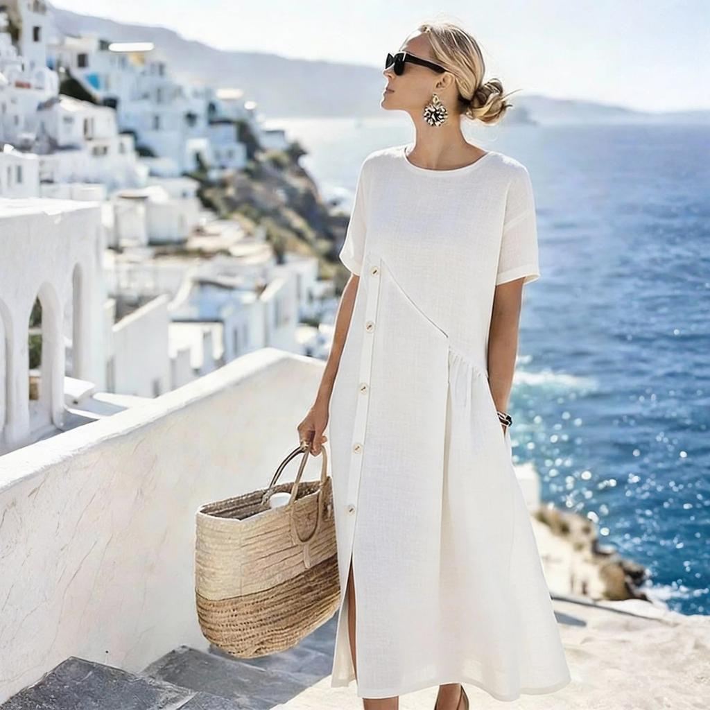 Женское модное повседневное платье -колор