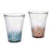 FS-71566 Tsugaru Vidro Glass Pair Set, 10.1 Fl Oz (305 Ml), Matsuri Hanabikina, Made In Japan, Gift Box