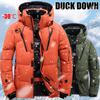 -30℃ Winter Men Duck Thick Down Jacket Men Snow Parkas Coat Male Warm Winter Down Jacket Outerwear