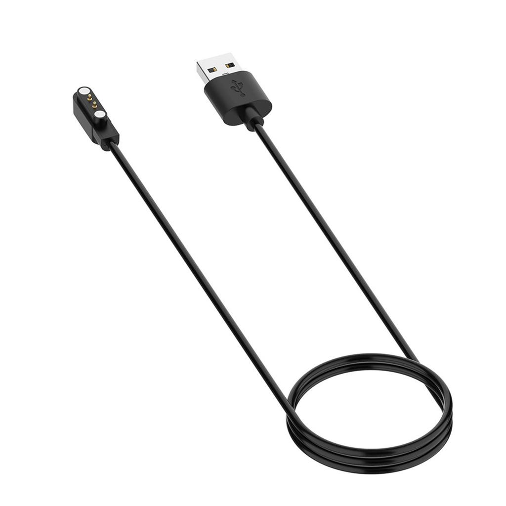 USB-кабель для зарядки для часов Haylou-Solar LS05, док-станция для аккумулятора, USB-зарядное устройство, док-станция для аккумулятора, быстрая зарядка, кабель 1 м