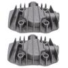 2Pcs Air Compressor Cylinder Head Small 2.53P Aluminum Cooling Parts 48mm X 62mm