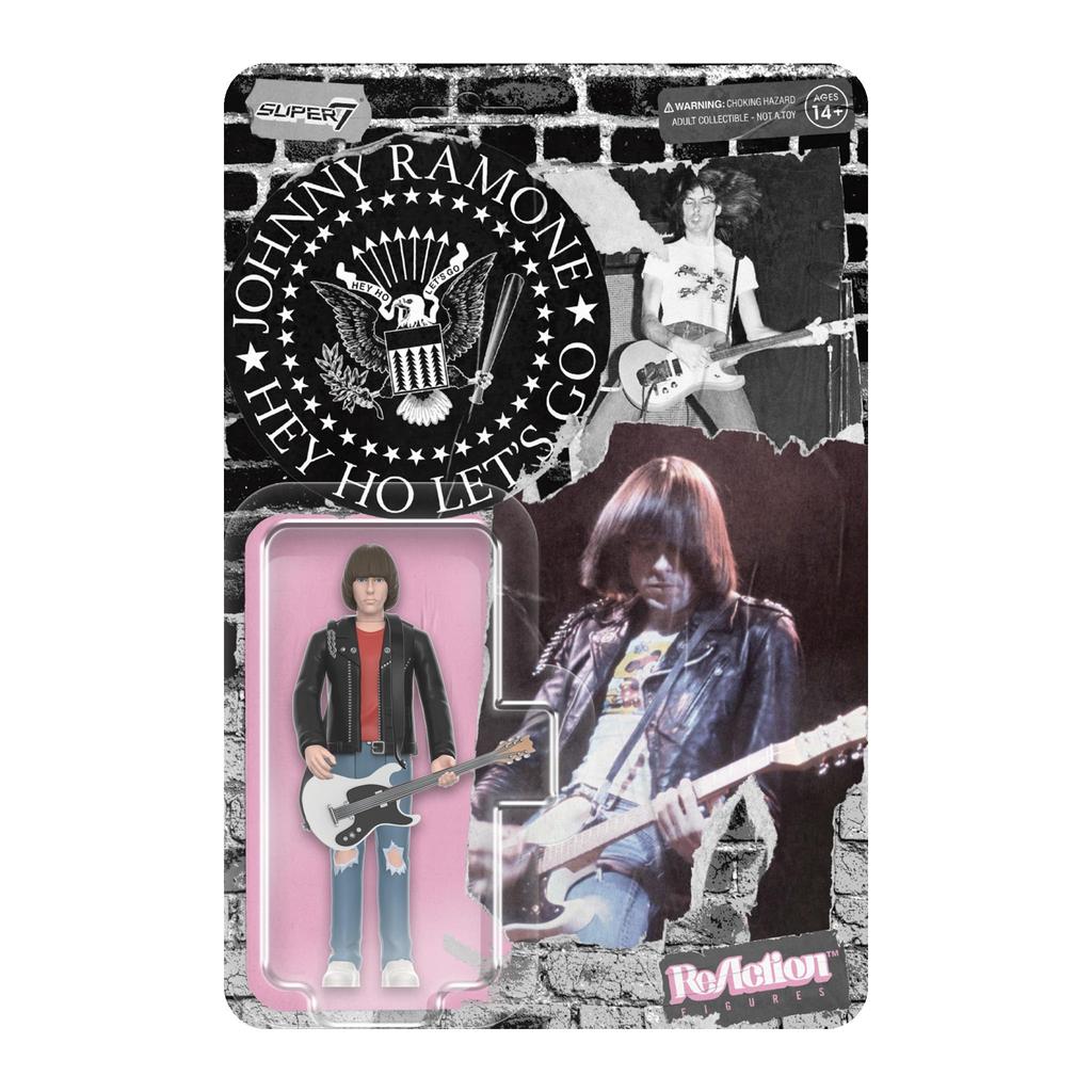 Johnny Ramone Re Action Figure Johnny Ramone Super7 Punk Toy Ramones