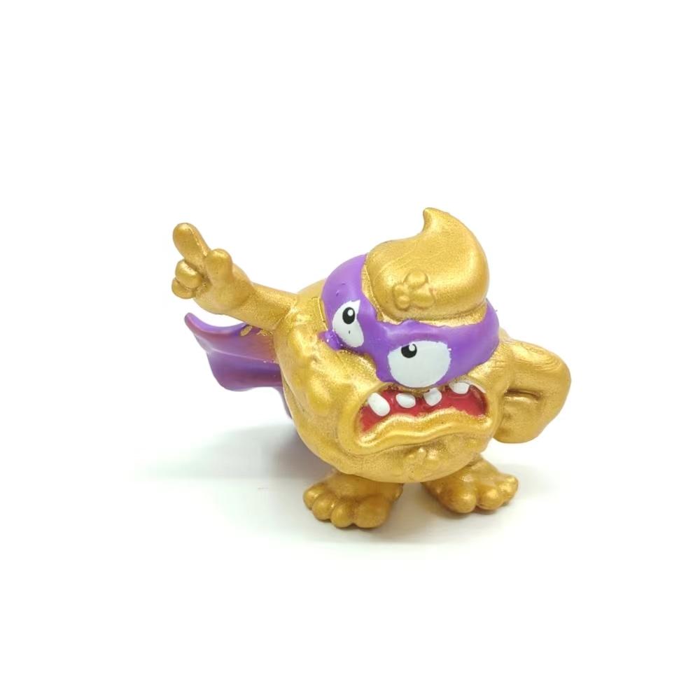 Original Zomlings ULTRA Rare GOLD Silver Superzings Styles PVC Action Figures Limited Collection Spanish Toy Boys Birthday Gift