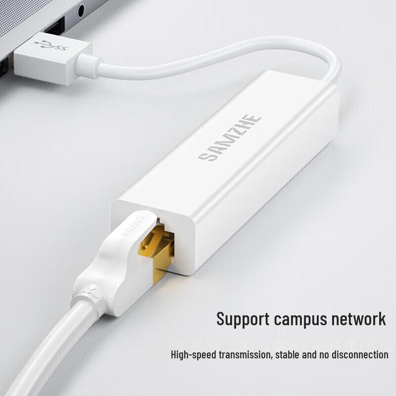 SAMZHE USB 3.0 хаб с гигабитным Ethernet адаптером