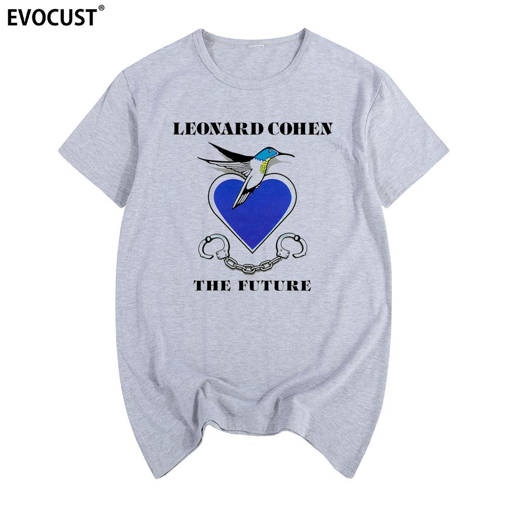 leonard cohen Book Of Longing Tshirt Cotton Unisex T shirt New Women Summer
