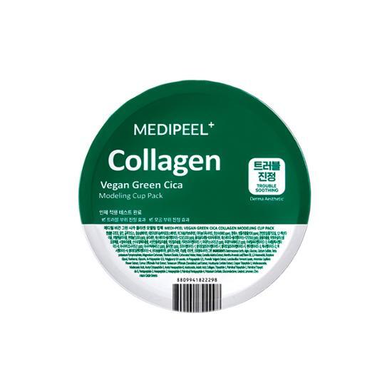 Medipeel Набор стаканчиков для моделирования Vegan Green Cica Collagen, 28 г (1 порция)