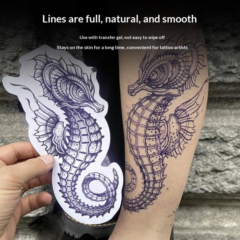 Tattoo Transfer Copy Sheet A4 Size 5/10/15/20/30Pcs Thermal Durable Transfer Film for Tattoo Artists Salon DIY Creation